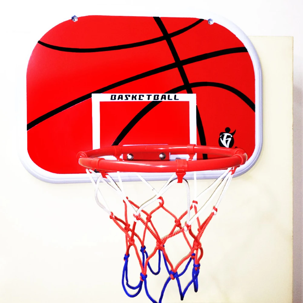 Мини Детская настенная баскетбольная доска обруч сетчатый мяч насос спортивная