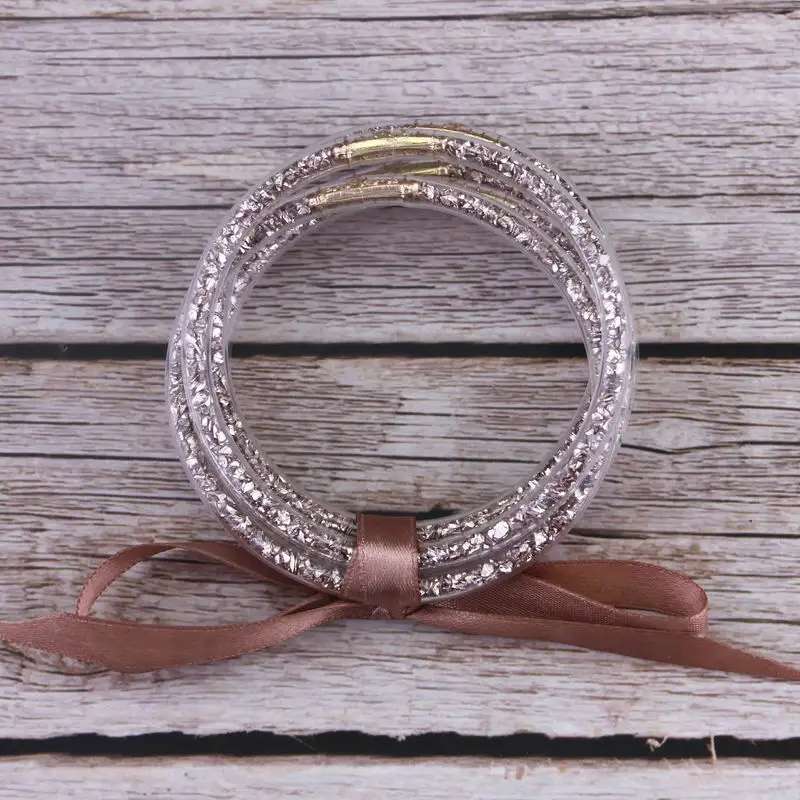 5 шт./компл. 10 цветов многоцветные блестящие заполненные гравия силиконовые