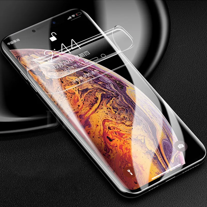 Гидрогелевая пленка для iPhone 7 8 6 6s Plus X XR Xs Max мягкая защита экрана 11 Pro SE2020 не стекло
