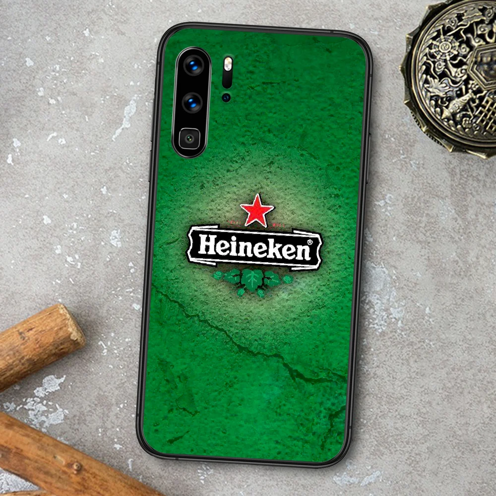 

Beer H-Heineks Phone Case For Huawei P Mate Smart 10 20 30 40 Lite Z 2019 Pro black Prime Luxury Funda 3D Cover Trend Waterproof
