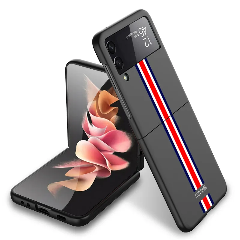 

Luxury Anti-Scratch Thin Case for Samsung Galaxy Z Flip 3 5G Flip3 Shock Proof Mobile Phone Bag Cover Funda Coque