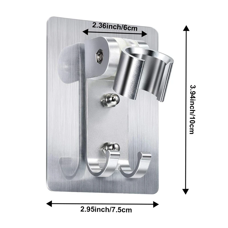 

Adhesive Shower Head Holder Adjustable Shower Wand Holder