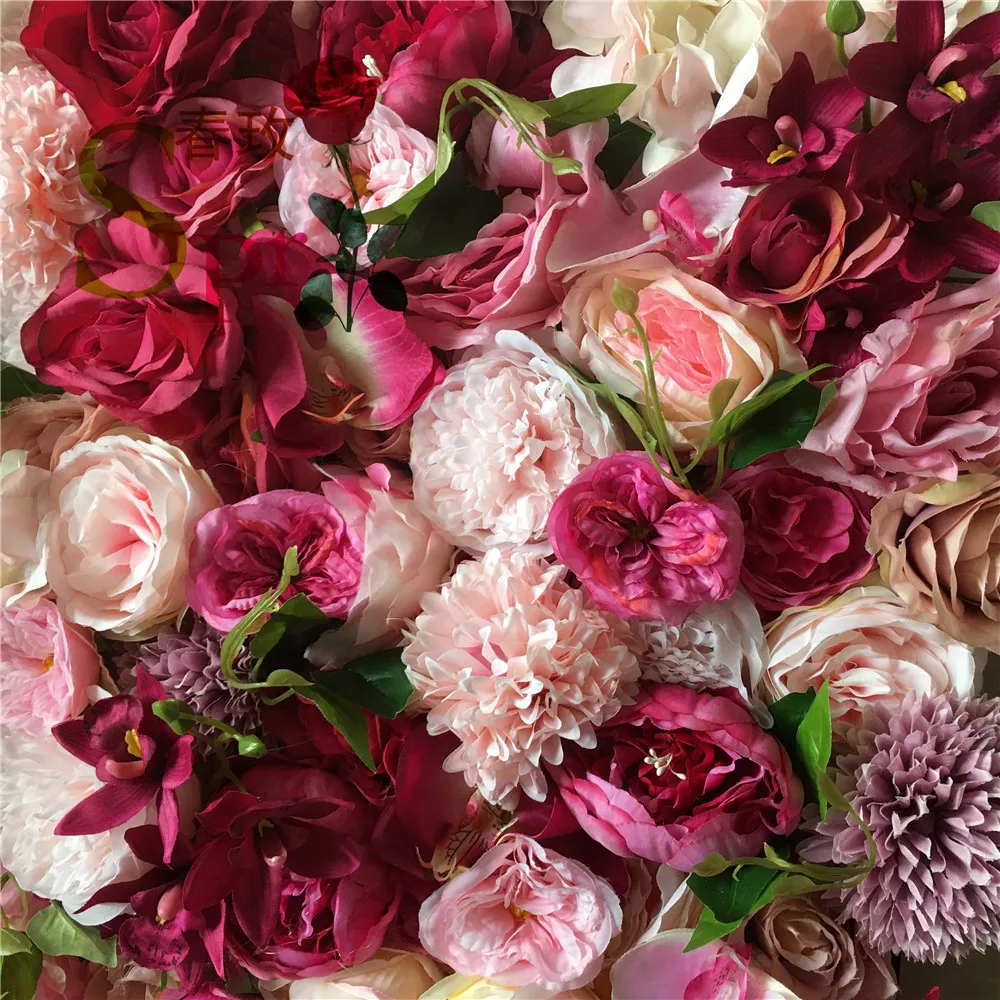 Недорогой фон для свадебного торжества кремовый белый искусственный цветок