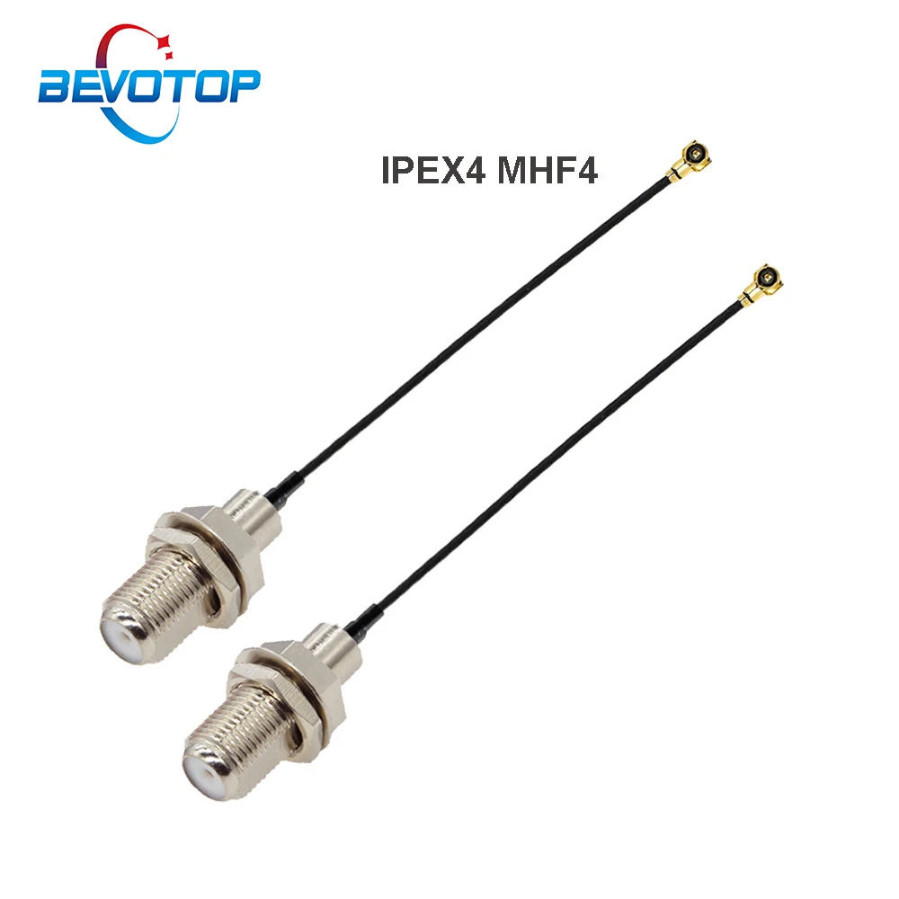 Коаксиальный кабель RF1.13 2 шт./лот F Female/u.FL/IPX/IPEX4 MHF4 Female Jack 15 см 30 | Строительство и