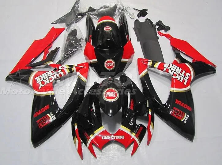 

Новый комплект обтекателей ABS подходит для SUZUKI GSX-R600 06 07 R600 R750 K7 K6 GSXR 600 750 2006 2007 черный красный на заказ