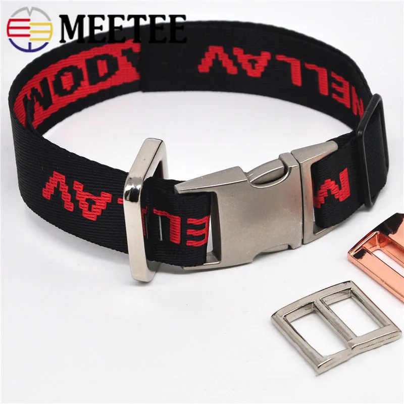 

Meetee 2/4pcs 10-38mm Metal Side Release Curved Buckles for Paracord Bracelet Dog Collar Bags Belt Webbing Buckle Accessories