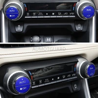 for toyota rav4 2020 air conditioning knob interior decoration patch interior modification car accessories 2pcs