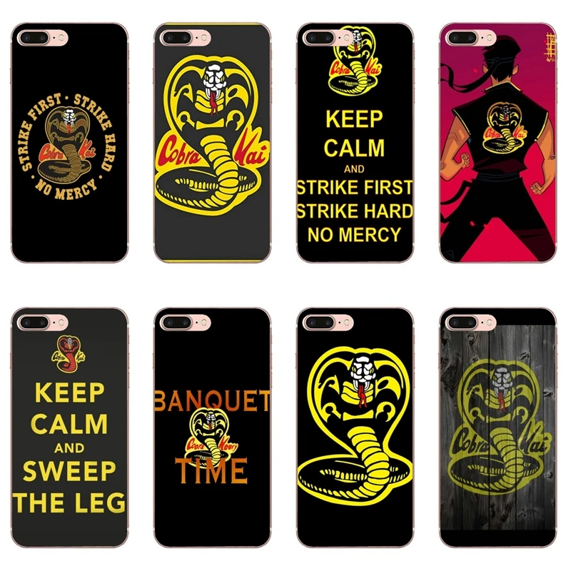 Чехол с логотипом Cobra Kai для iPhone 11 Pro XS Max XR X 8 7 6 6S Plus 5 5S SE силиконовый мягкий чехол |
