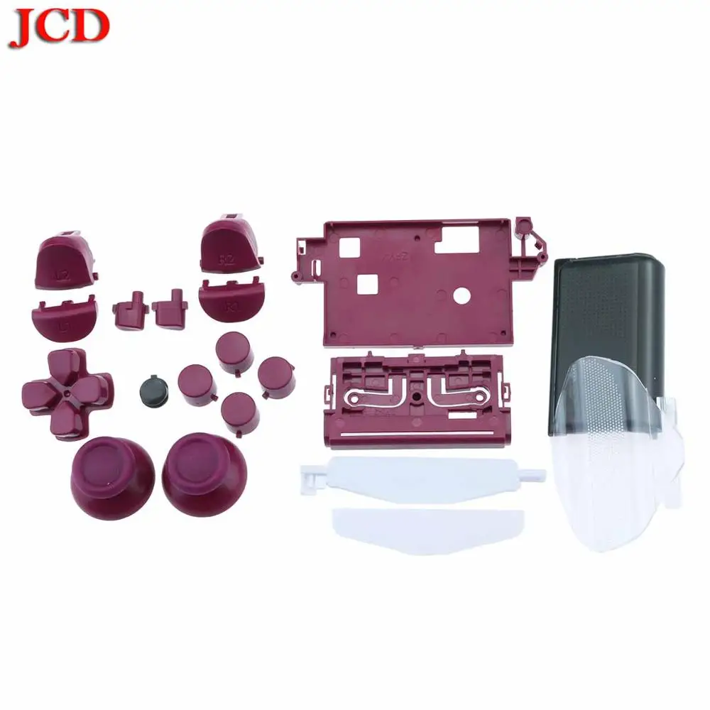 Purple accessories JCD новая Замена для sony PS4 Pro беспроводной контроллер пластик JDS 040 крышка Передняя Задняя крышка корпус чехол для PS4 pro - Цвет: Purple accessories