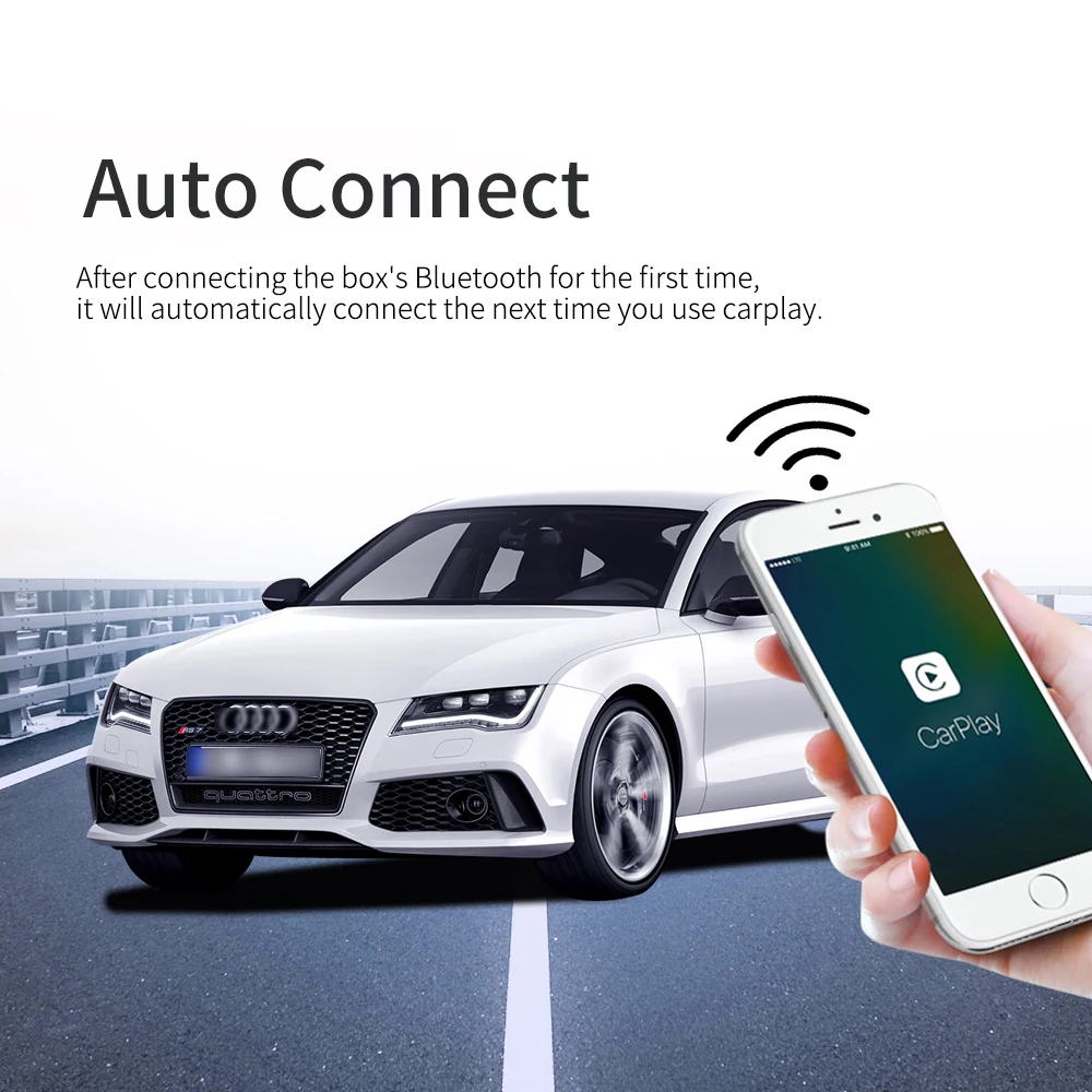 Carlinkit 3 0 Новинка 2021 аксессуары беспроводной адаптер CarPlay для Peugeot 308 508 301 3008