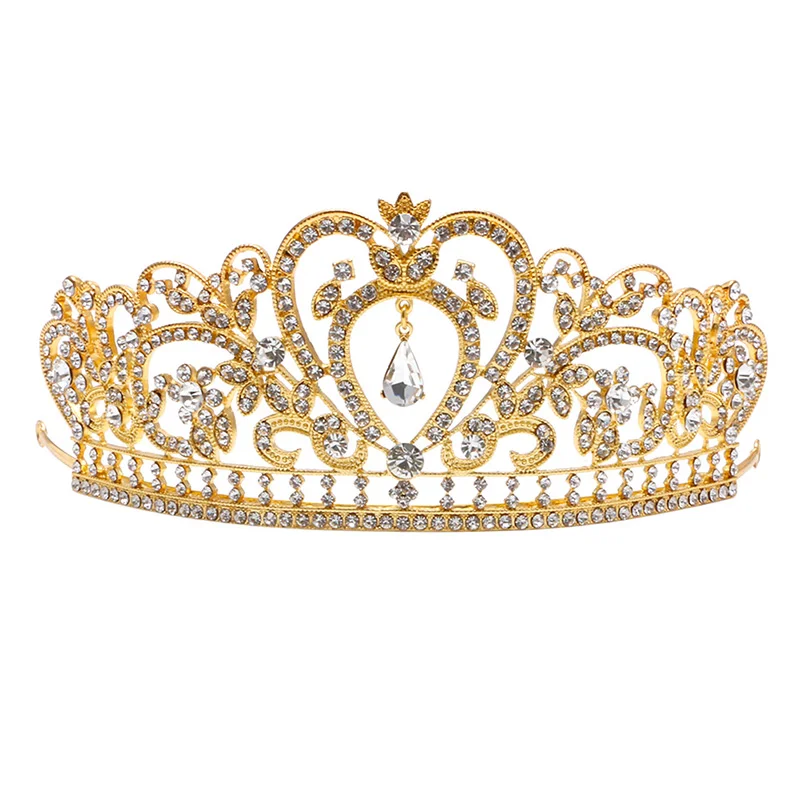 

Wedding Bridal Princess Rhinestone Tiara Crown Headband Women Hair Accessories