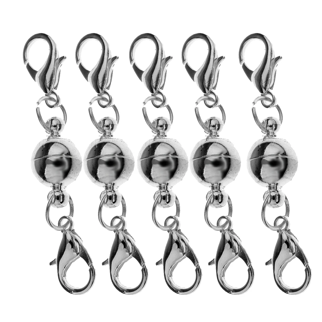 5 шт. Волшебная Магнитная умная застежка магнитный замок с застежкой лобстером DIY