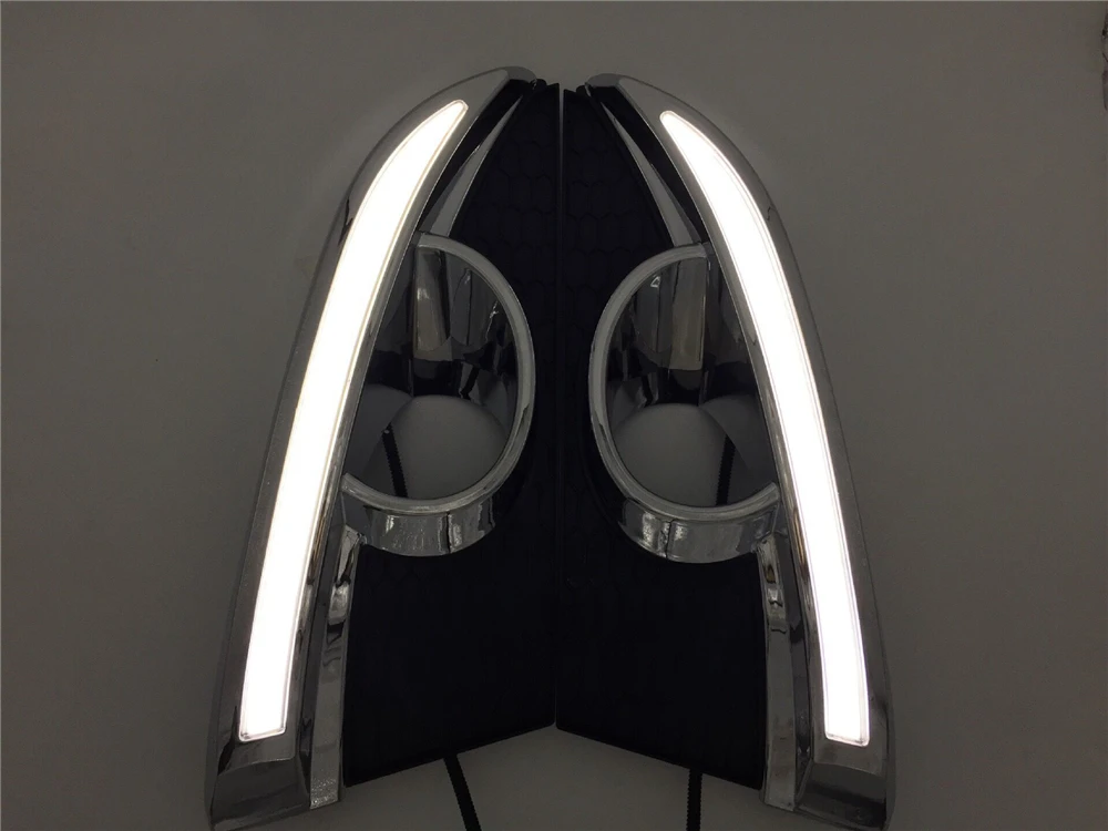 Автомобильная проблесковая 2 шт. 12V светодиодный DRL Габаритные огни для Chevrolet Captiva