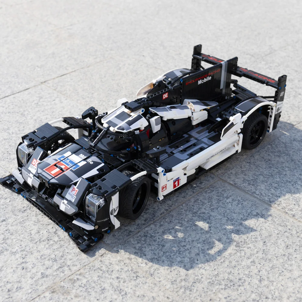 1586 шт. Супер спортивный автомобиль Скорость City Racer RC/Non RC строительный блок