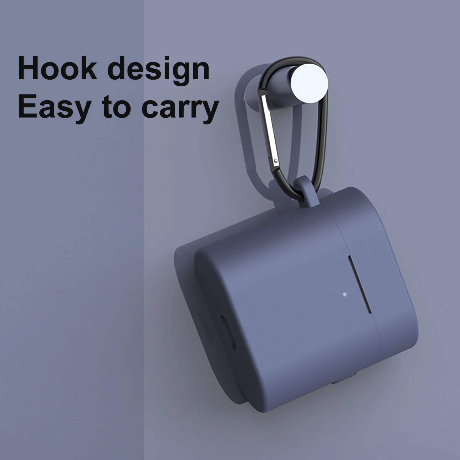 

Silicone Case for Xiaomi AirDots Pro 2 TWS Bluetooth Earphone Shockproof Bags Protective Cover for Xiaomi Air 2S with Carabiner