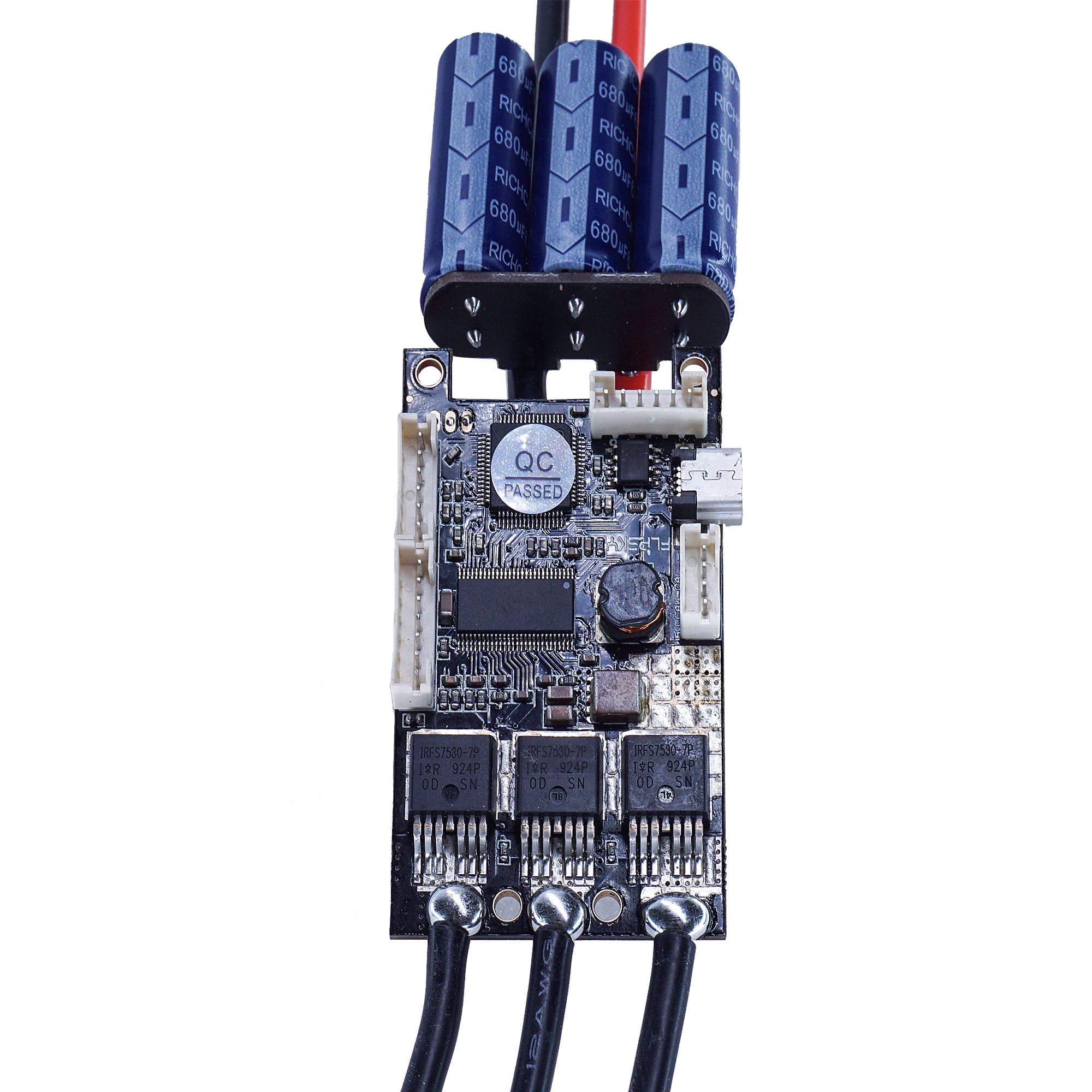 Два регулятора скорости скейтборда FSESC 4 12 50A Combo на основе VESC®4 пульт