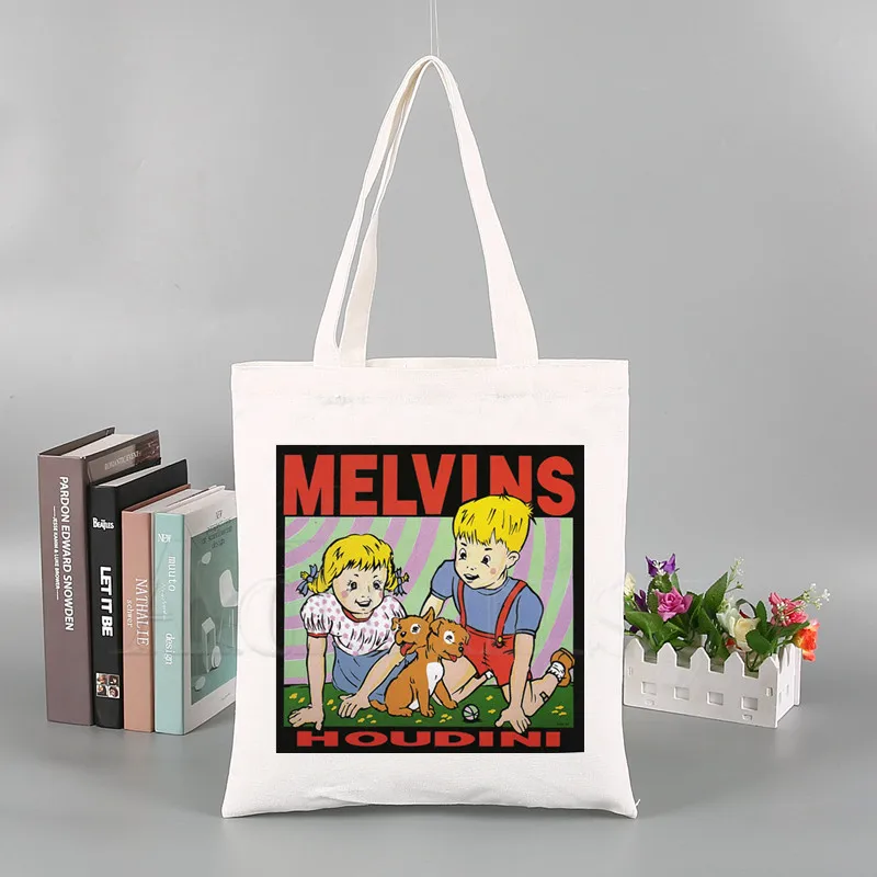Сумка тоут из металлической рок группы The Melvins Houdini унисекс холщовые сумки для