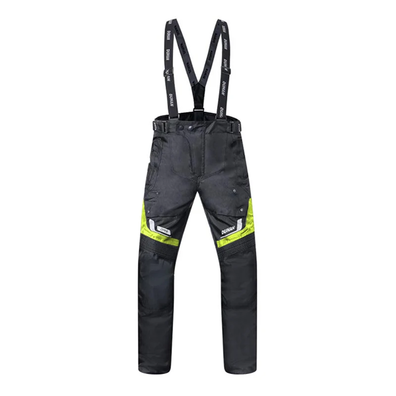 Green Pants DUHAN, Мужская мотоциклетная куртка, водонепроницаемая, мото, осень, зима, одежда для прогулок, костюм, морозостойкая, мотоциклетная куртка, штаны, набор, защитное снаряжение - Цвет: Green Pants