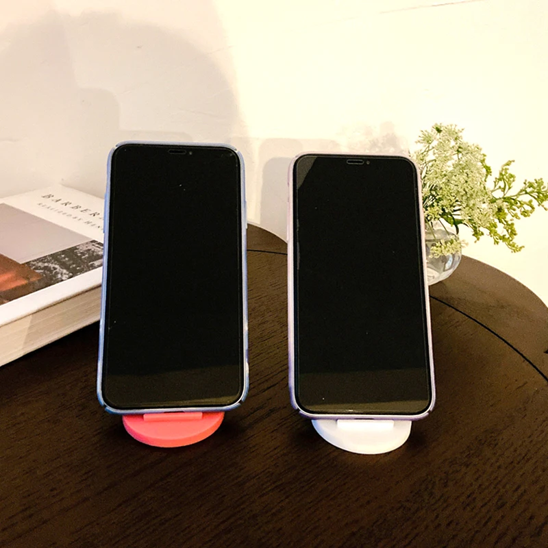 universal table cell phone support holder cute cartoon pink desktop stand for iphone 11 xiaomi huawei mobile phone holder mount free global shipping