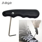 1 шт. практичный кружевной затягиватель для роликовых коньков, Высококачественная полипропиленовая ручка для фиксации эргономичного дизайна, подходит для фигурок, роликовых коньков, хоккея, кружевной крючок