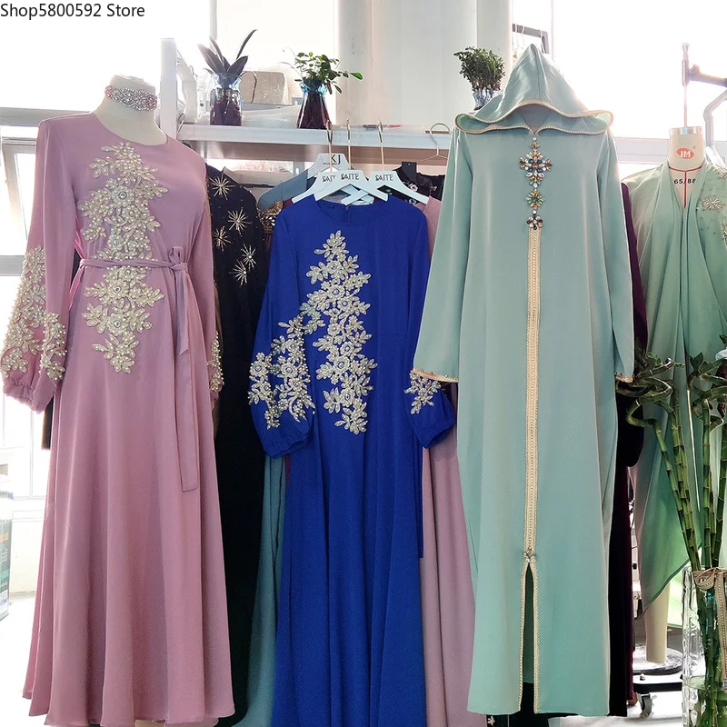2021 Vestido De Mujer Abaya Dubai индейка мусульманское модное платье одежда африканские