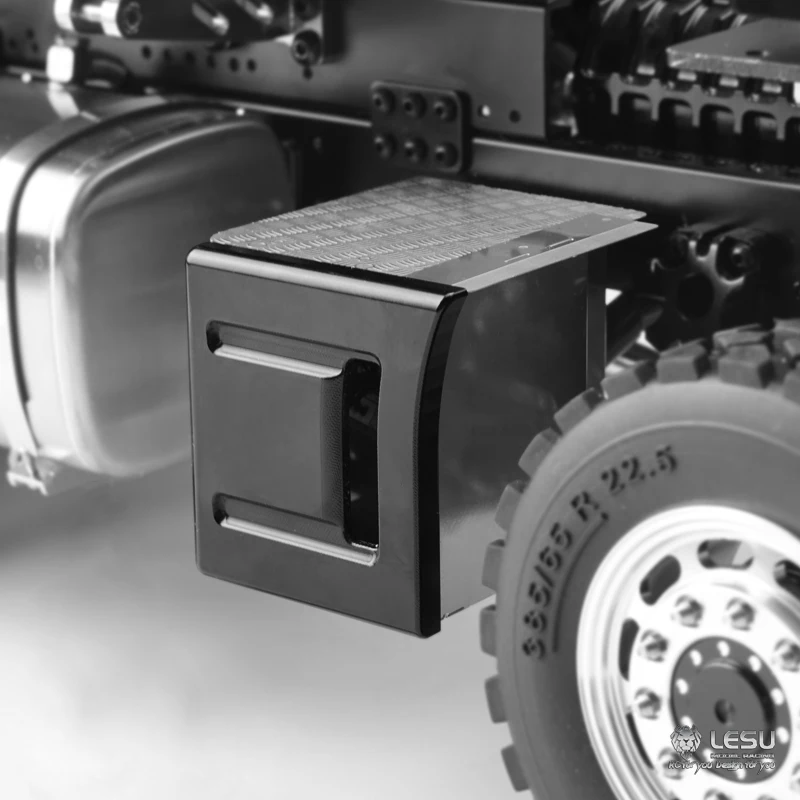Металлический ящик для инструментов LESU TAMIYA 1/14 модель самосвала трактора SCANIA |