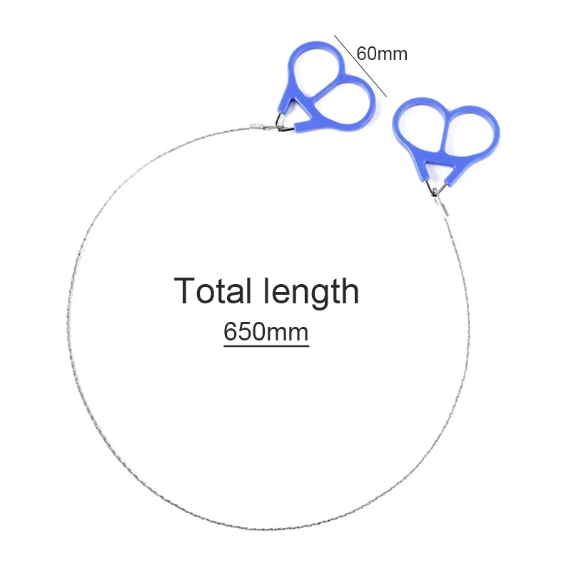 Уличная стальная проволочная пила аварийное снаряжение для выживания ручная