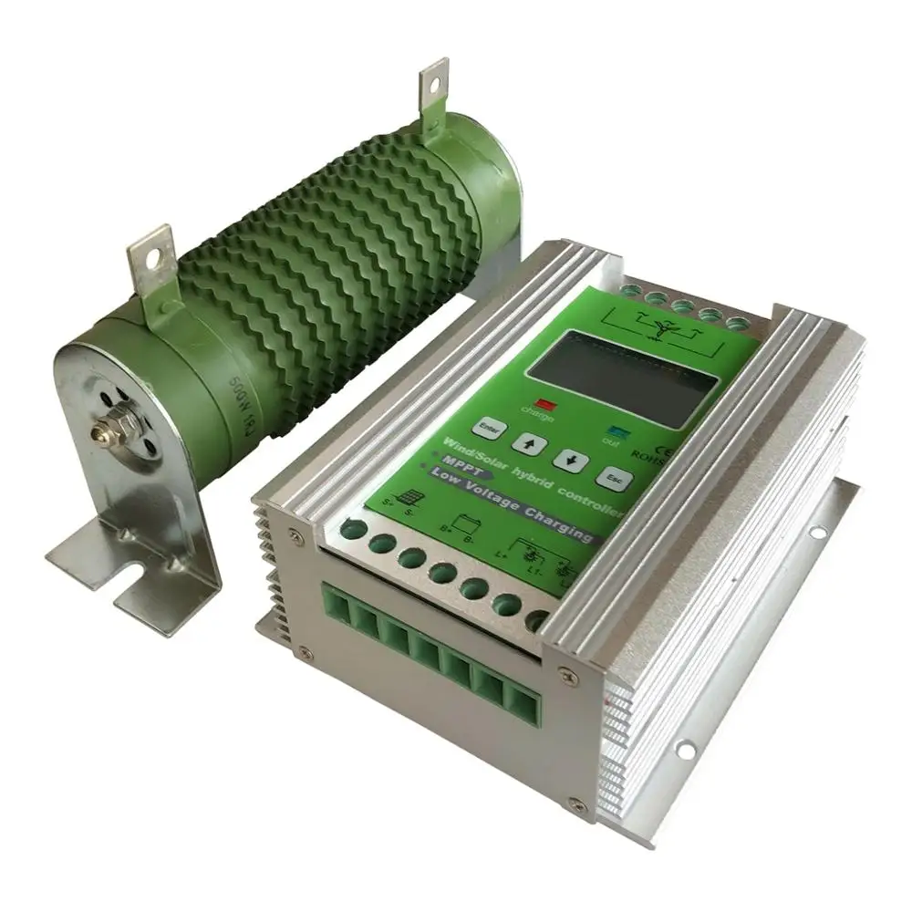 Гибридный контроллер заряда для ветровой турбины MPPT 300 Вт 400 500 600 200 генератора и