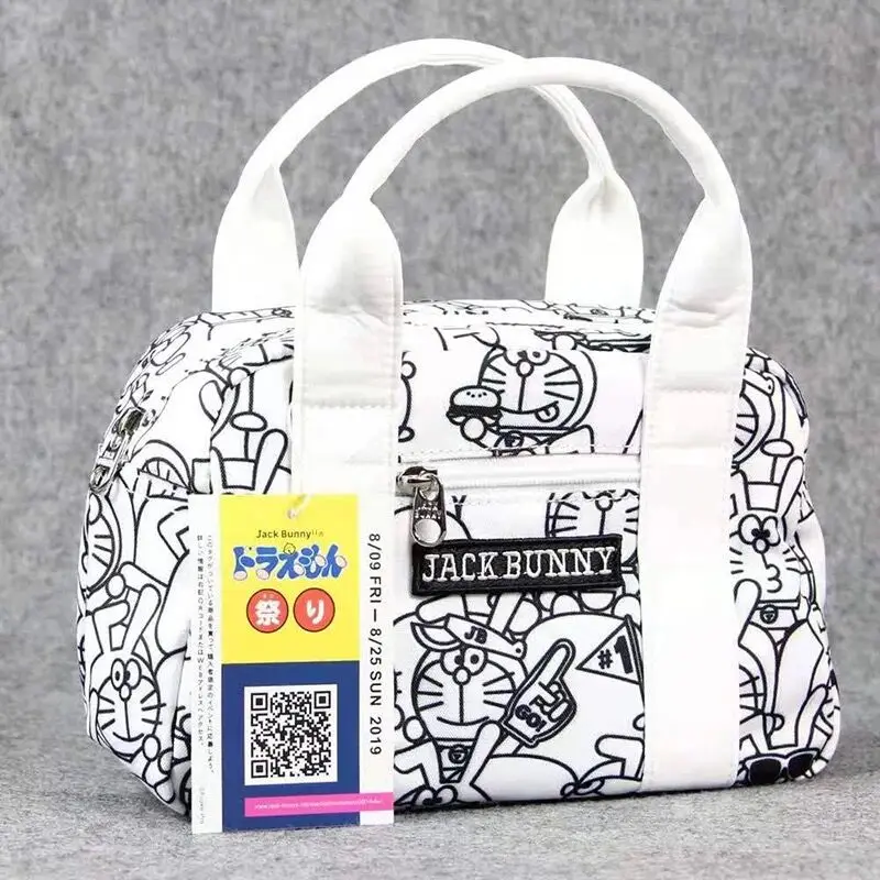 

PG Fashion Golf Small Handbag And Clothing BagCartoon Canvas Composite Environmental Printing