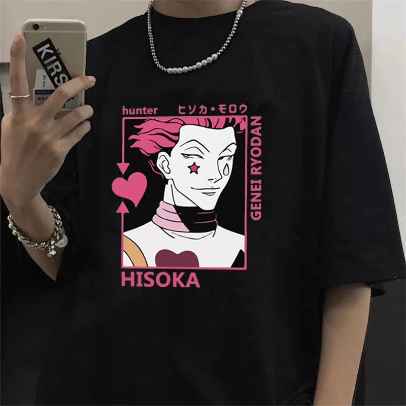 Kawaii Hunter X футболка с изображением охотника Men Killua Zoldyck забавная мультяшная Милая