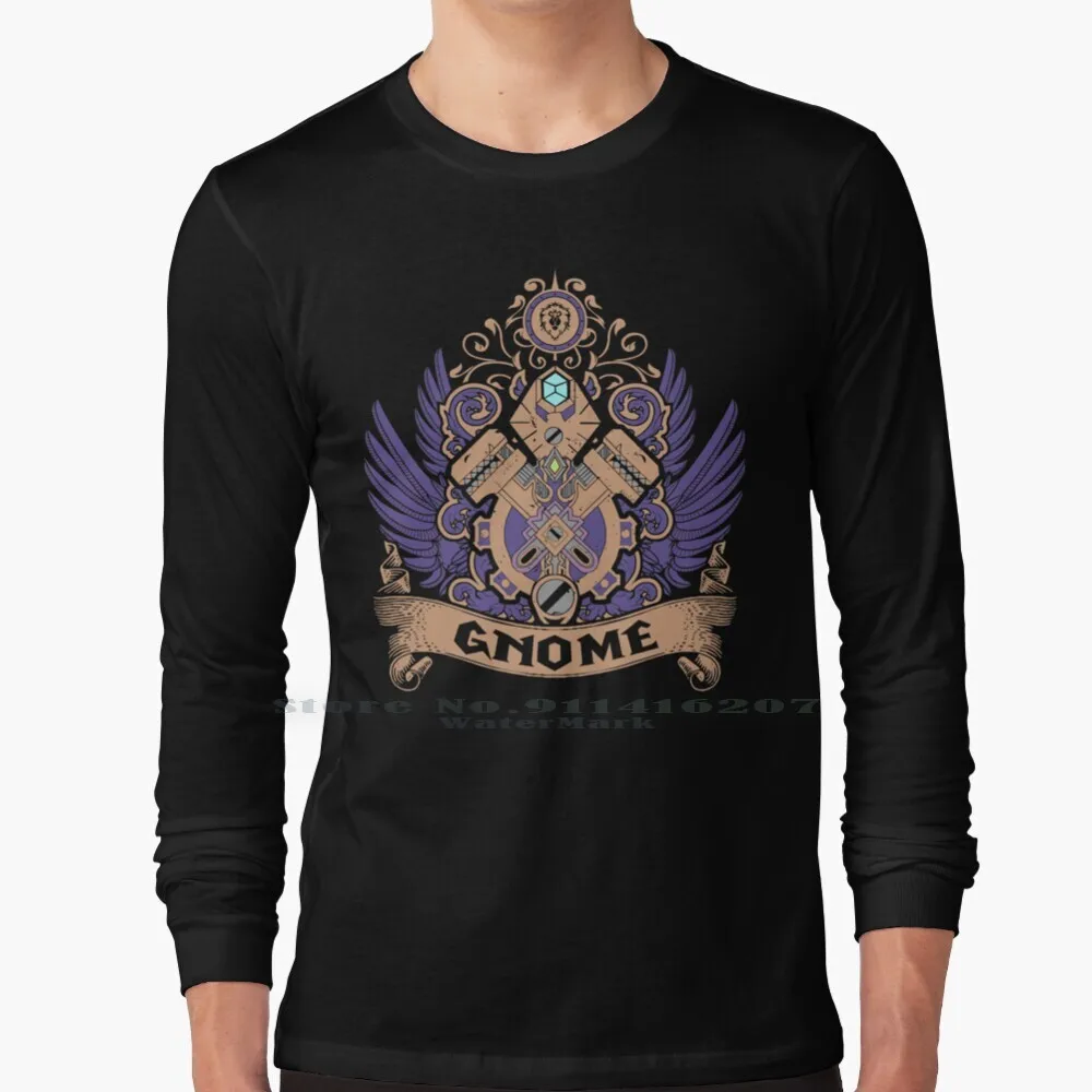 

Gnome - Elite Edition Long Sleeve T Shirt World Of World Of Alliance World Of Fangirl Wow World Of Classic World Of Game