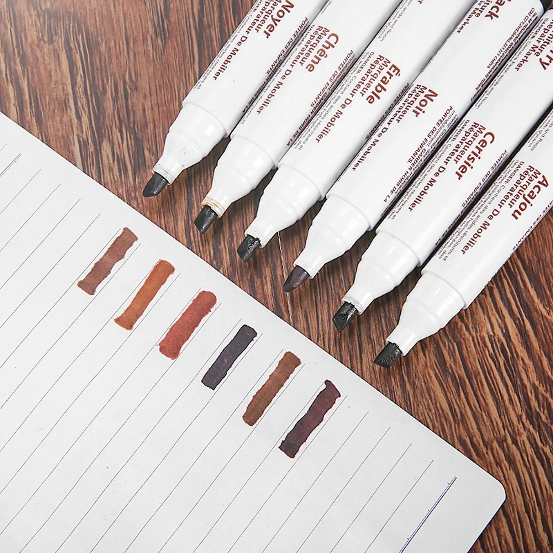 Набор маркеров для мебели 12 шт. маркеры наполнителя деревянные царапины