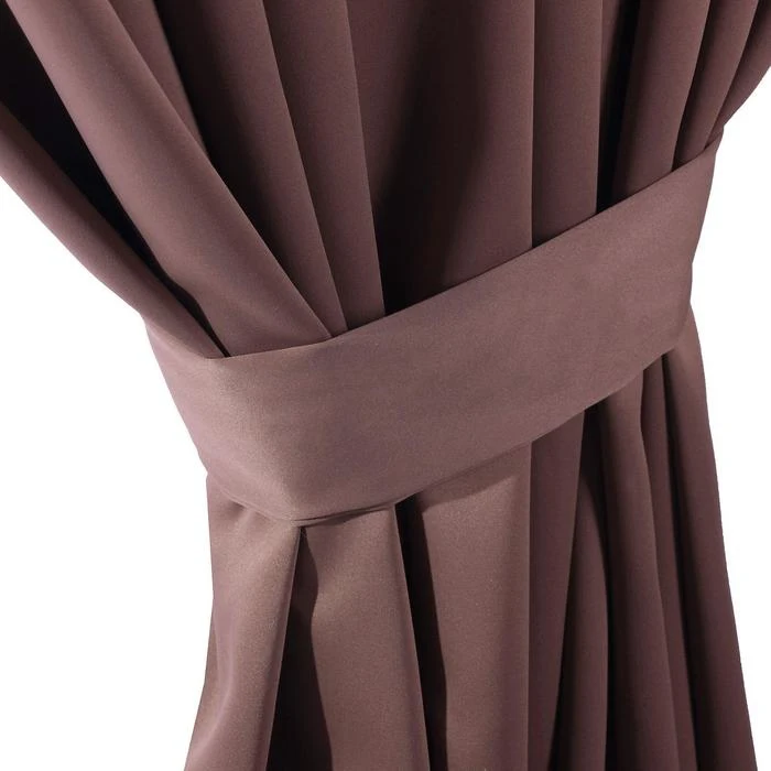 Штора портьерная &quotЭтель&quot ширина 200 см высота 250 цвет шоколад | Дом и сад