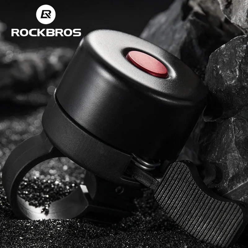 ROCKBROS мини звонок для велосипеда прозрачный громкий звук MTB дорожный велосипед