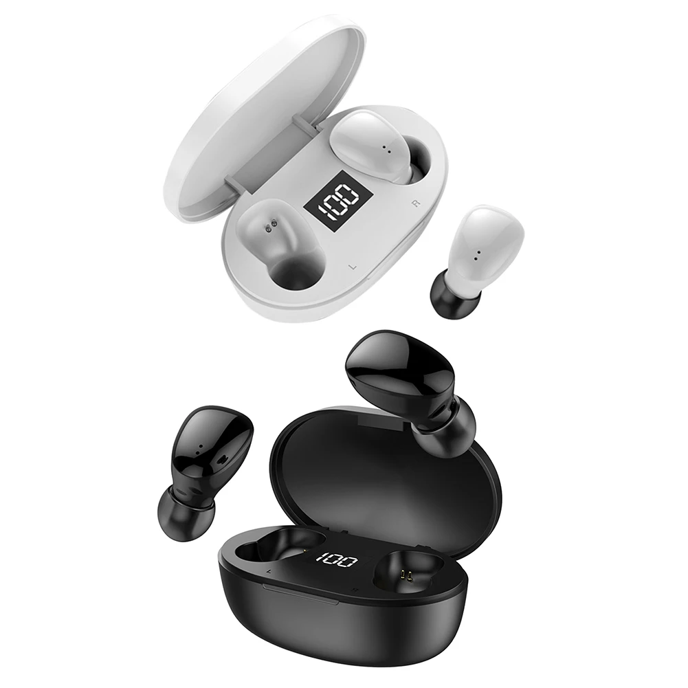 Беспроводные стерео спортивные наушники с микрофоном TWS Bluetooth 5 0 вкладыши