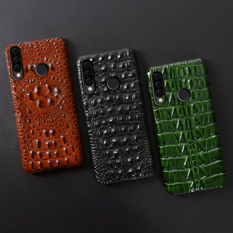 

Phone Case For Huawei P10 P20 P30 lite P40 Smart 2019 Mate 10 20 30 Pro Honor 8 8X 9X 9 10 20 Lite Crocodile Head texture Case