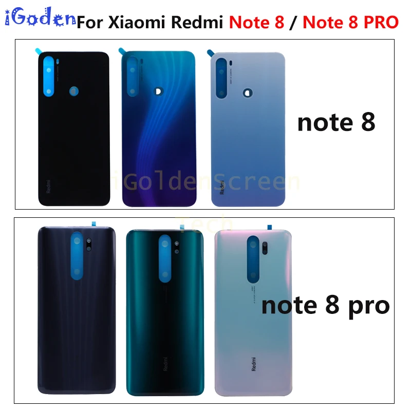 Задняя крышка для Xiaomi Mi Note 8 стеклянный корпус Pro задняя крышка|Корпусы и рамки