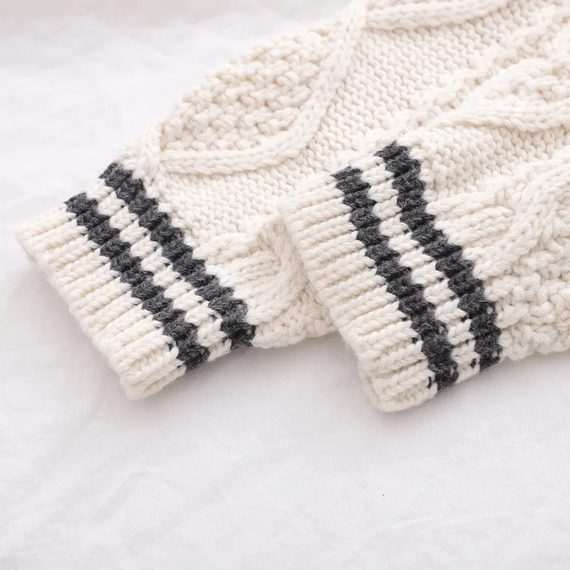 Женский кардиган в стиле преппи с V-образным вырезом свитера осенне-зимние