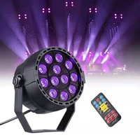 remote 12 led uv strobe stage lighting effect sound activated club disco party dj holiday lamp with variable speed control