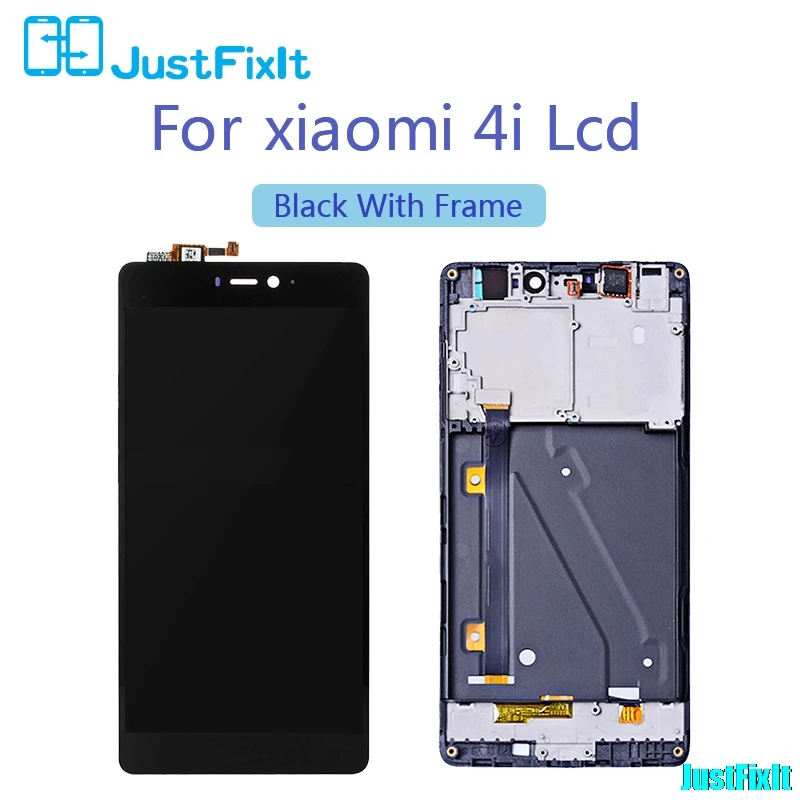Замена для XIAO mi 4i lcd кодирующий преобразователь сенсорного экрана в сборе части