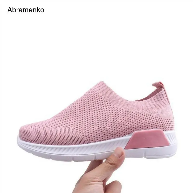 

Women Sneakers Fashion Socks Shoes Casual White Sneaker Summer Knitted Vulcanized Shoes Women Trainers Tenis Feminino Size 35-39