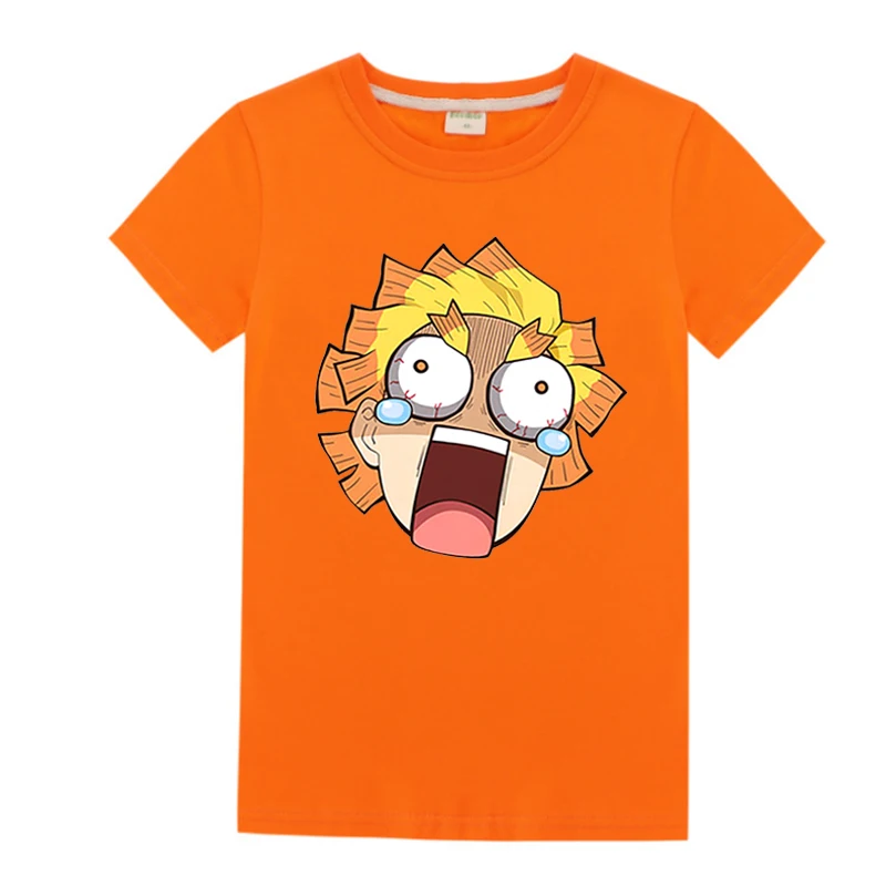 

Children Clothing New Harajuku Cartoon T Shirts Kimetsu No Yaiba Anime Demon Blade Cool Tshirt Kids Graphic Boy T-shirt