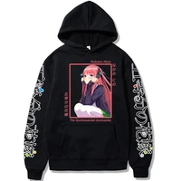 japan anime the quintessential quintuplets hoodie nino nakano unisex hoodies printed women streetwear casual harajuku sweatshirt