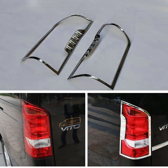 For Mercedes-Benz Vito (W447) 2017-2020 ABS Chrome Head Light Switch Button  Control Panel Cover Trim Bezel