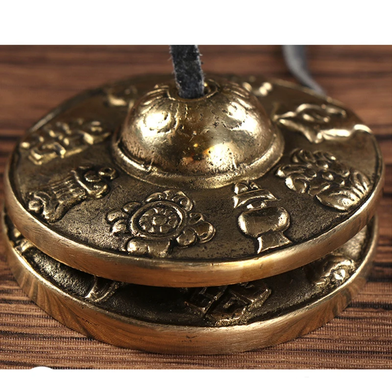 Непальский Тибетский храм медные колокольчики ручной работы для медитации