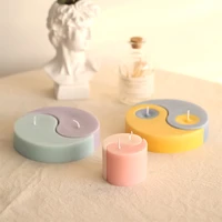 yin yang silicone candle mold scented soy wax candle making moulds handmade craft home decoration