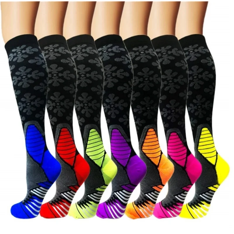 

28 Styles Compression Socks Medical Varicose Veins Socks Pressure Stretch Outdoor Sports Running Atheletic Socks For Men& Women