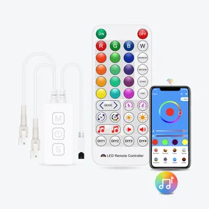 5-24 В, Wi-Fi, умная фотография для WS2812b, WS2811, управление голосом, работа с Google Assistant  Alexa , 2 выхода