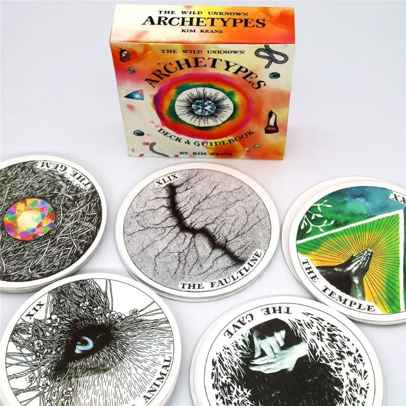

The Wild Unknown Archetypes 78 Cards Deck and Guidebook Family Party Board Game Dropshipping
