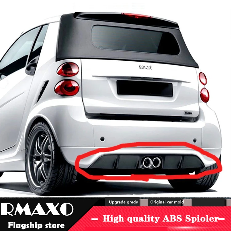 Для Benz Smart fortwo комплект спойлера 2013-2019 для ABS задний спойлер заднего бампера